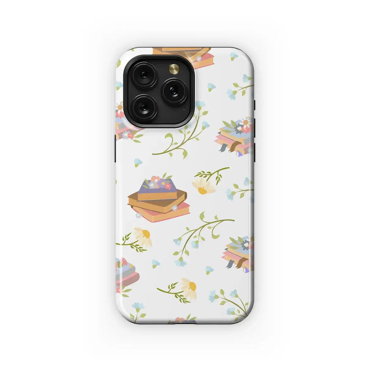 Floral Book Stack
 Phone Case iPhone Samsung Cover Pixel 5825 - Image 1