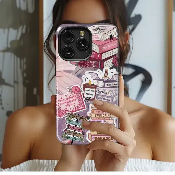 Floral Collage Dreamscape Phone Case iPhone Samsung Cover Pixel 4964 - Image 1