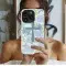 Floral Cross in Blue Hues Phone Case iPhone Samsung Cover Pixel 5102 - Image 2