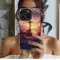 Floral Cross Sunset Serenity Art Phone Case iPhone Samsung Cover Pixel 5011 - Image 2