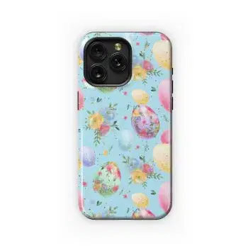 Floral Easter Egg Delight Phone Case iPhone Samsung Cover Pixel 4862 - Image 1