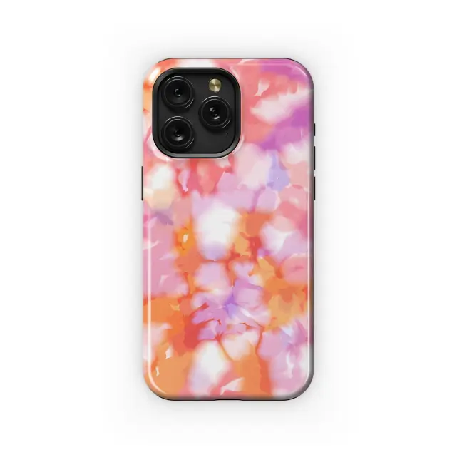 Floral Gradient Tie Dye Phone Case iPhone Samsung Cover Pixel 3825