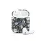 Floral Grey Seamless Pattern  AirPods Case AirPods Pro AirPods Pro 2 AirPods 3 AirPods 2 Glossy 2356 - Image 1