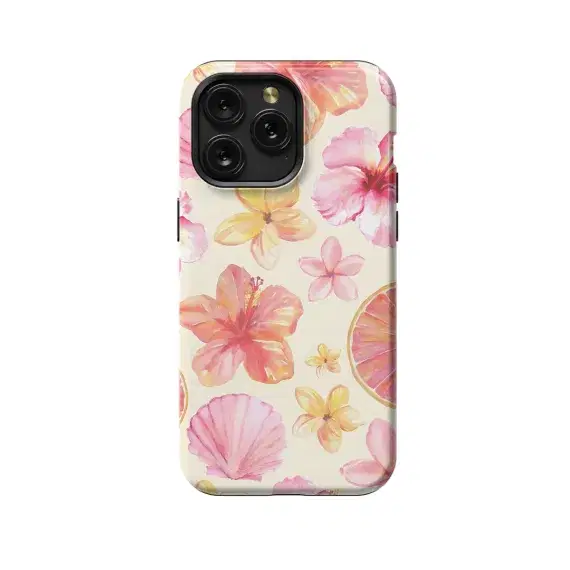 Floral Hibiscus Phone Case iPhone Samsung Pixel & More 577 - Image 1
