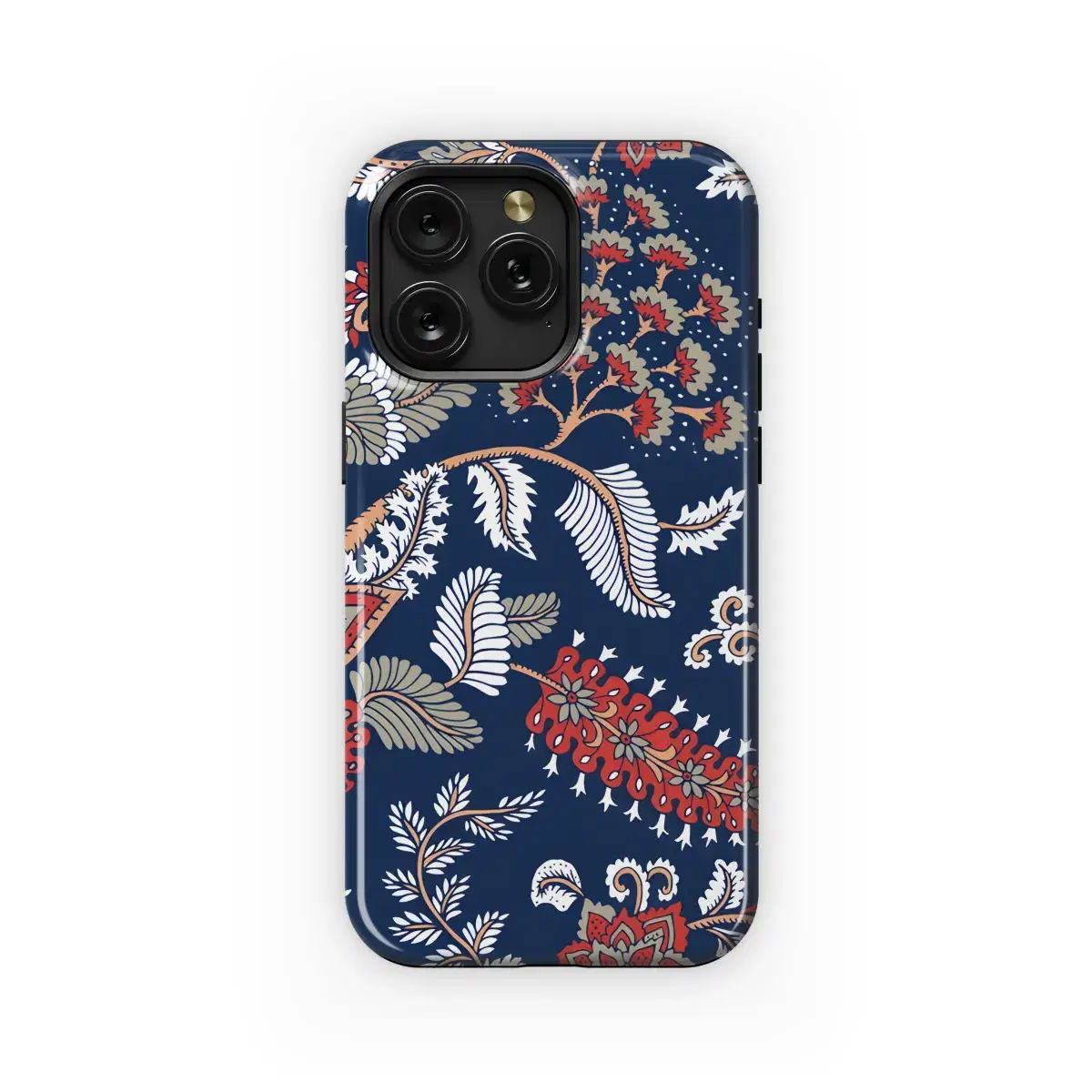 Floral Paisley Print Phone Case iPhone Samsung Cover Pixel 3801 - Image 1