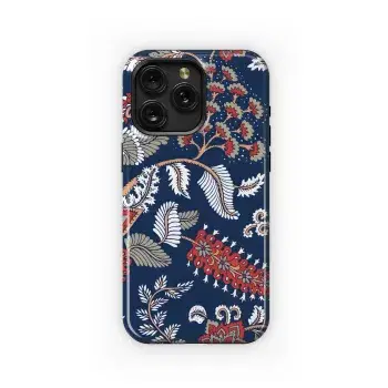 Floral Paisley Print Phone Case iPhone Samsung Cover Pixel 3801 - Image 1