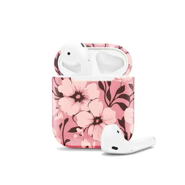 Floral Pattern AirPods Case AirPods Pro AirPods Pro 2 AirPods 3 AirPods 2 Glossy 2353 - Image 1