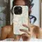 Floral Pattern Blue Flowers Cream Backdrop Phone Case iPhone Samsung Cover Pixel 2304 - Image 2