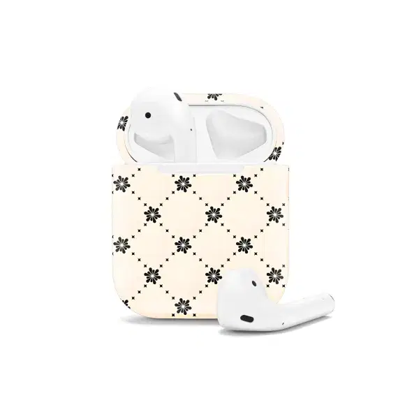 Floral Pattern Seamless AirPods Case AirPods Pro AirPods Pro 2 AirPods 3 AirPods 2 Glossy 2358 - Image 1