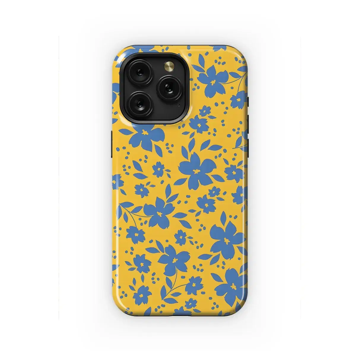 Floral Pattern Yellow  Phone Case iPhone Samsung Cover Pixel 2362 - Image 1