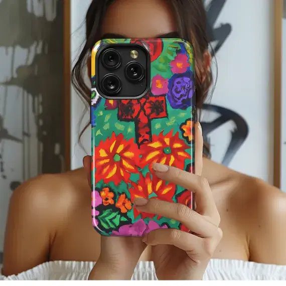 Floral Phone Case iPhone Samsung Cover Pixel 3367 - Image 1