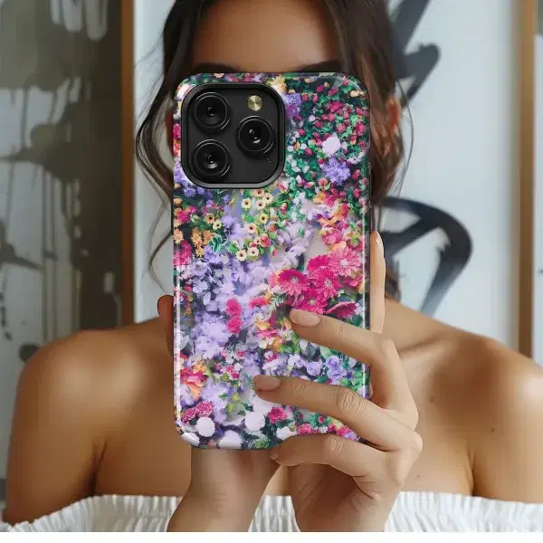 Floral Rainbow Burst
 Phone Case iPhone Samsung Cover Pixel 5607 - Image 1