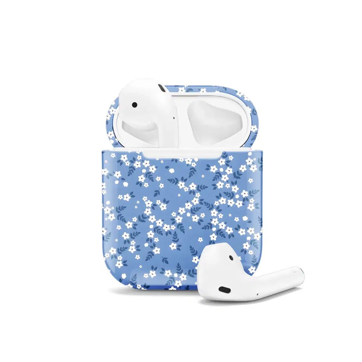 Floral Seamless Print AirPods Case AirPods Pro AirPods Pro 2 AirPods 3 AirPods 2 Glossy 2363 - Image 1