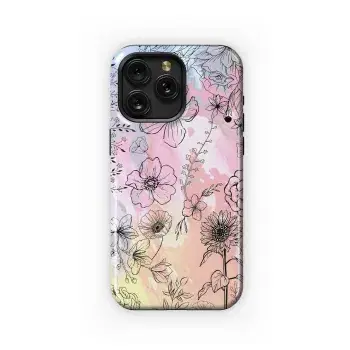 Floral Watercolor Design
 Phone Case iPhone Samsung Cover Pixel 4004 - Image 1