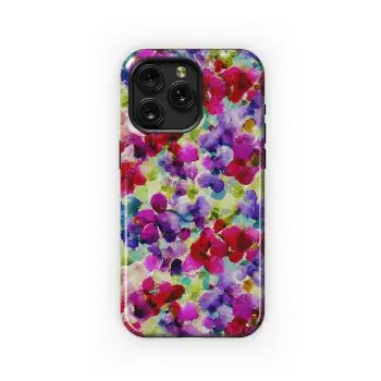Floral Watercolor Phone Case iPhone Samsung Cover Pixel 3110 - Image 1