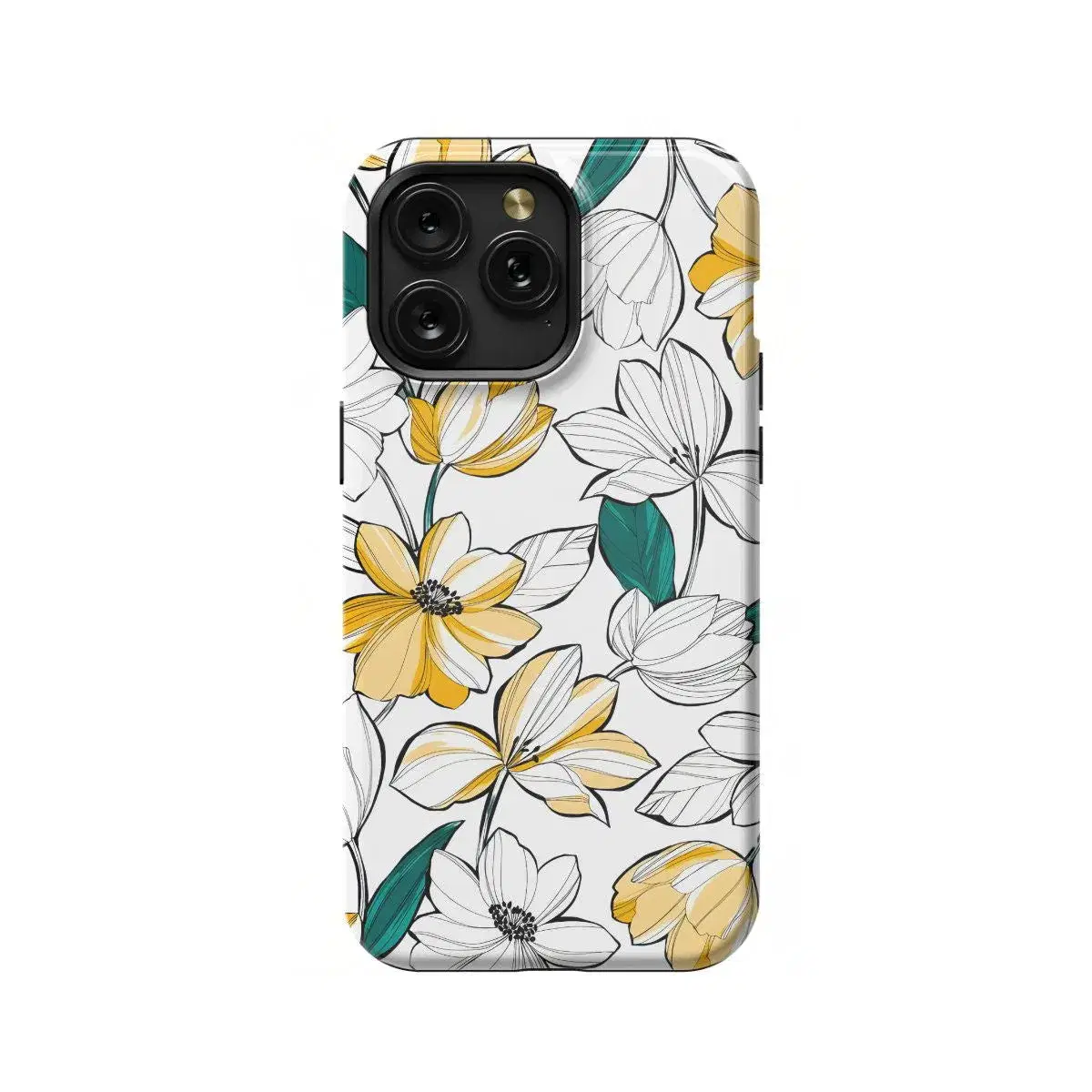 Flower Floral Watercolor Phone Case iPhone Samsung Pixel & More - Image 1