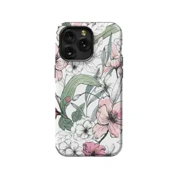 Flower Floral Watercolor  Phone Case iPhone Samsung Pixel & More #24 - Image 1