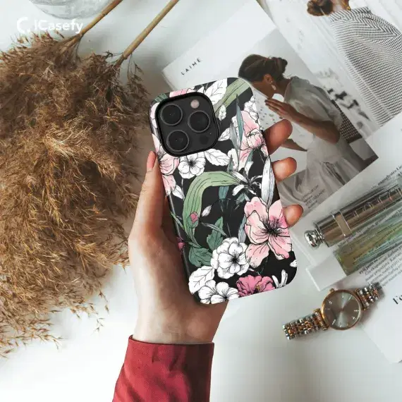 Flower Floral Watercolor  Phone Case iPhone Samsung Pixel & More #24 - Image 1