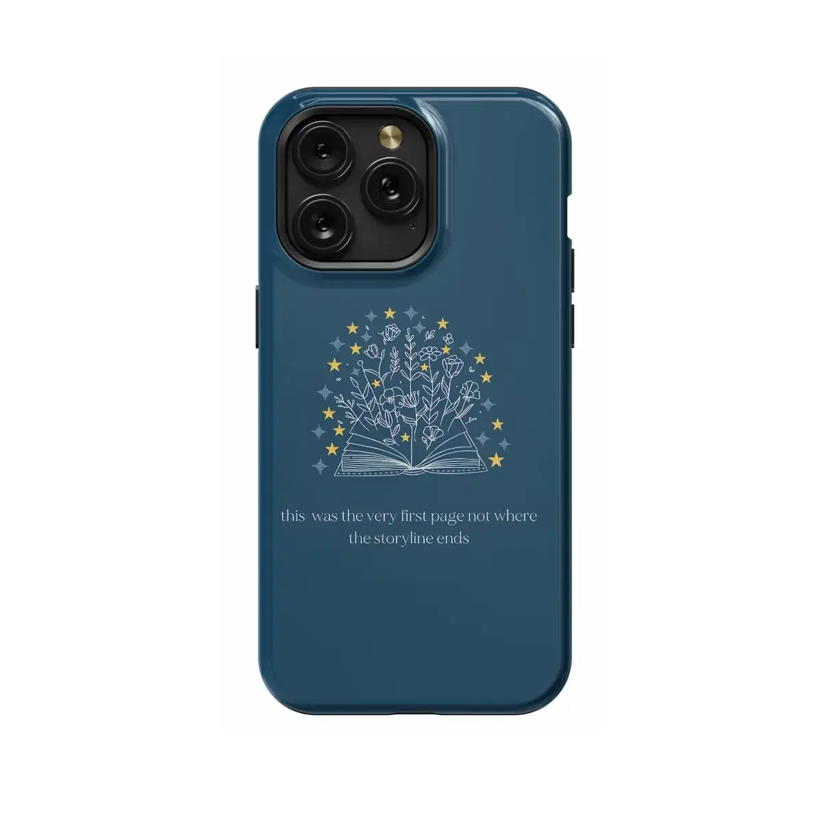 Flower Quote Book Lover Phone Case iPhone Samsung Pixel & More 423 - Image 1