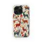 Folk Art Reindeer Christmas Holiday Pattern Phone Case Cover for iPhone 17 Pro Max 16 15 Plus 14 13 Mini Samsung S25 S24 Pixel 10 9 8397 - Image 1