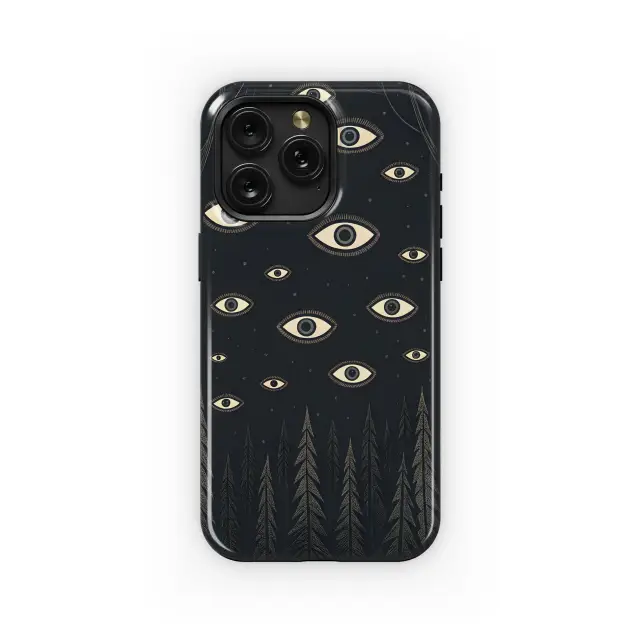 Forest Eyes Watching Phone Case iPhone Samsung Cover Pixel 5711