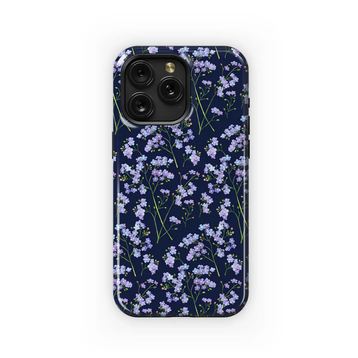 Forget-Me-Not Floral Print
 Phone Case iPhone Samsung Cover Pixel 6171 - Image 1