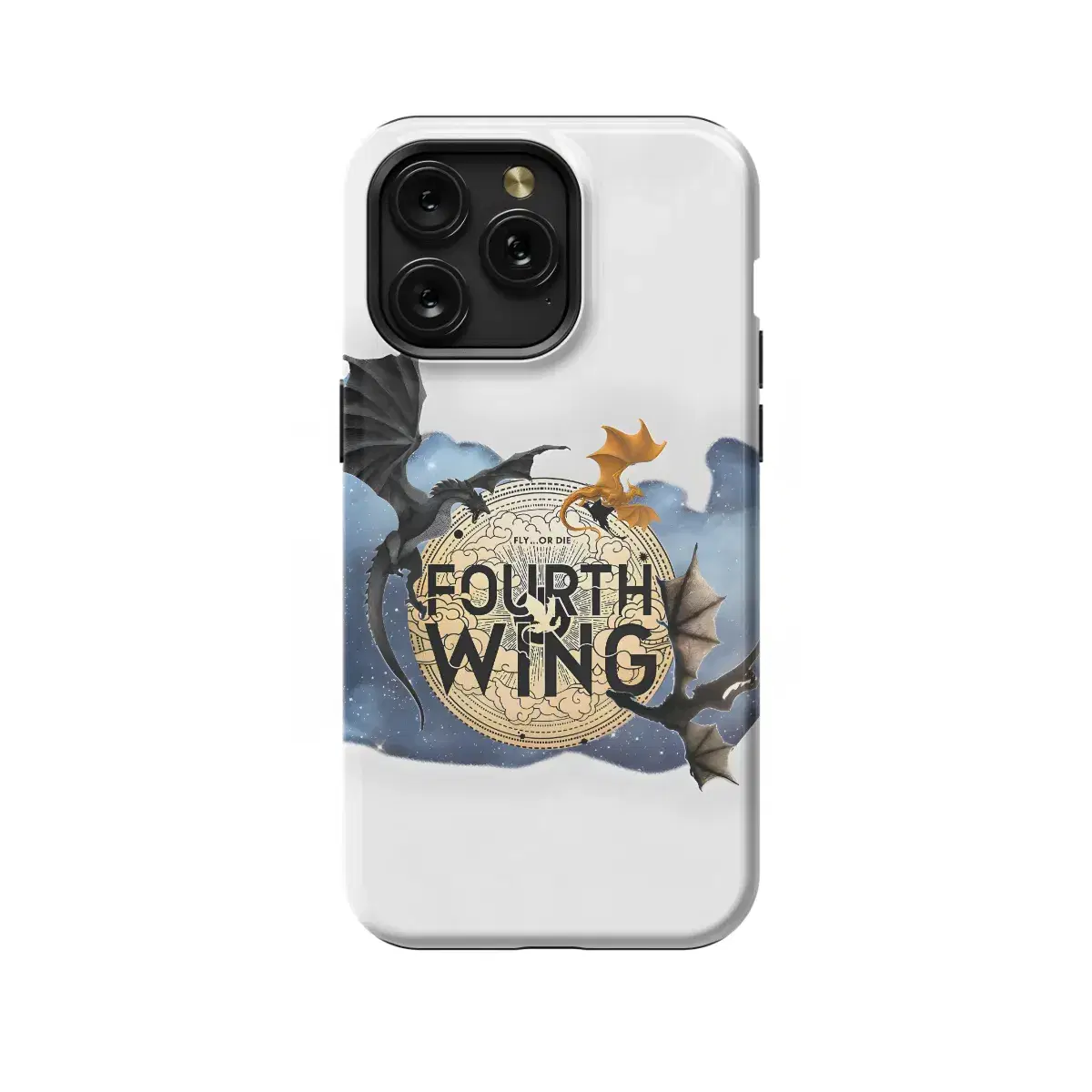 Dragon Fourth Wing Acotar Phone Case iPhone Samsung Cover Pixel 1218 - Image 1