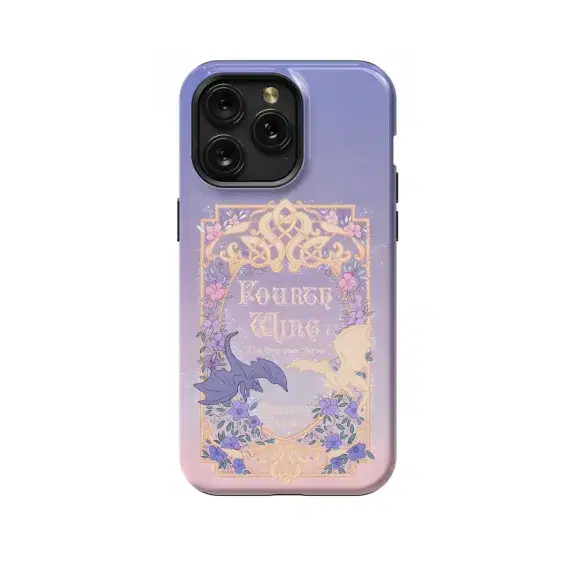 Dragon Fourth Wing Acotar Phone Case iPhone Samsung Cover Pixel 1224 - Image 1