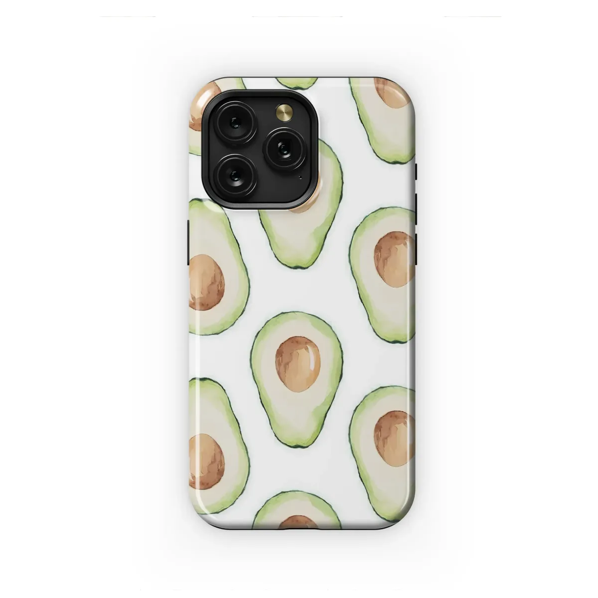 Fresh Avocado Watercolor Art Phone Case iPhone Samsung Cover Pixel 7751 - Image 1