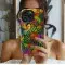 Frida Kahlo Like Lady Floral Oil Painting Phone Case iPhone Samsung Cover Pixel 3302 - Image 2