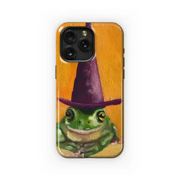 Frog in a Witch Phone Case iPhone Samsung Cover Pixel 2070 - Image 1
