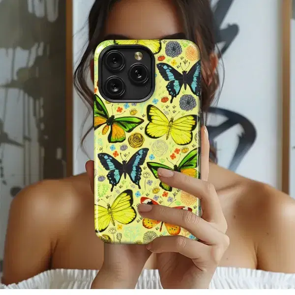 Frog on Mushroom Throne Phone Case iPhone Samsung Cover Pixel 4832 - Image 1
