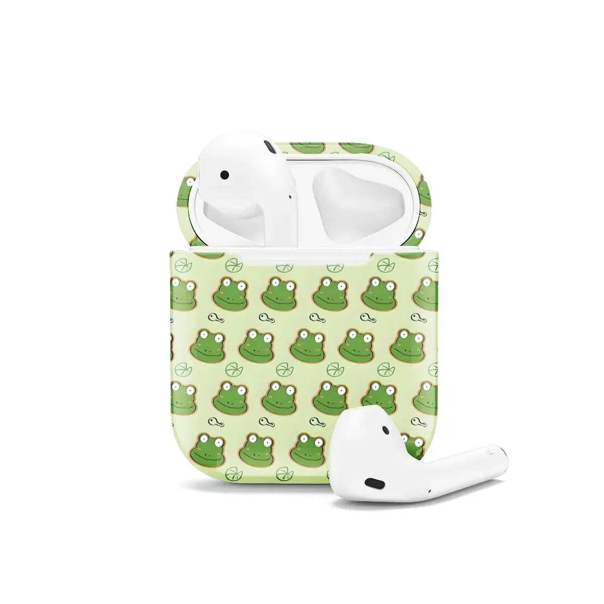 Frog pattern AirPods Case AirPods Pro AirPods Pro 2 AirPods 3 AirPods 2 Glossy 1152 - Image 1
