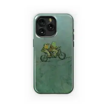 Frogs on a Tandem Bike Phone Case iPhone Samsung Cover Pixel 4836 - Image 1