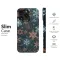 Frosted Teal and Copper Snowflakes Phone Case iPhone Samsung Cover Pixel 7994 - Image 7