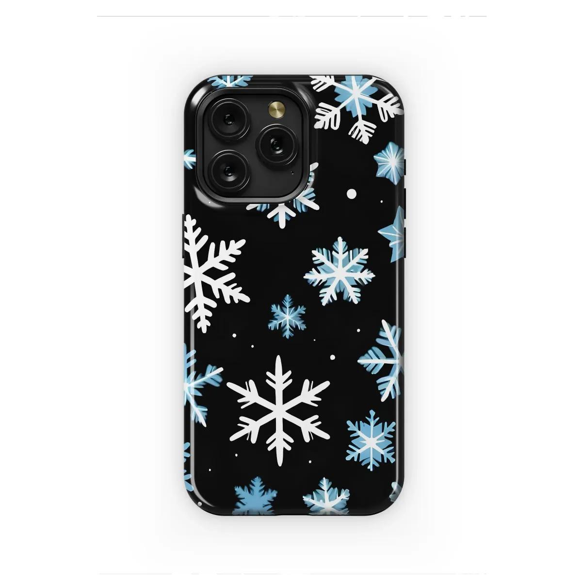 Frosty Midnight Snowfall Design Phone Case iPhone Samsung Cover Pixel 7995 - Image 1