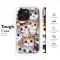 Funny Cat Seamless Pattern Phone Case iPhone Samsung Cover Pixel 3706 - Image 6