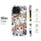 Funny Cat Seamless Pattern Phone Case iPhone Samsung Cover Pixel 3706 - Image 7