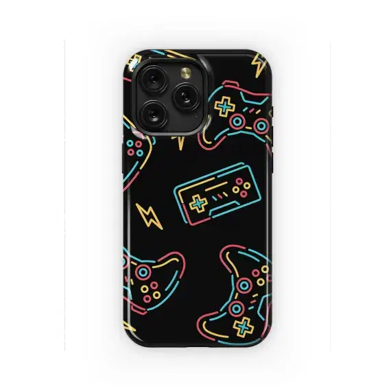 Gamer Seamless Pattern Phone Case iPhone Samsung Cover Pixel 2231 - Image 1