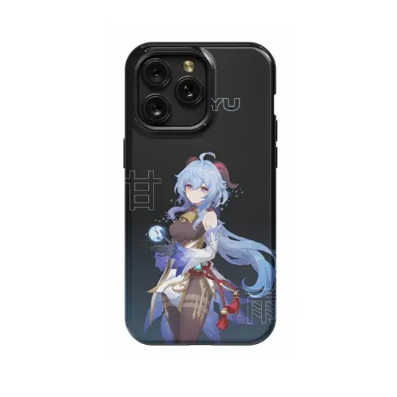 Ganyu Plenilune Gaze Phone Case iPhone Samsung Cover Pixel 710 - Image 1