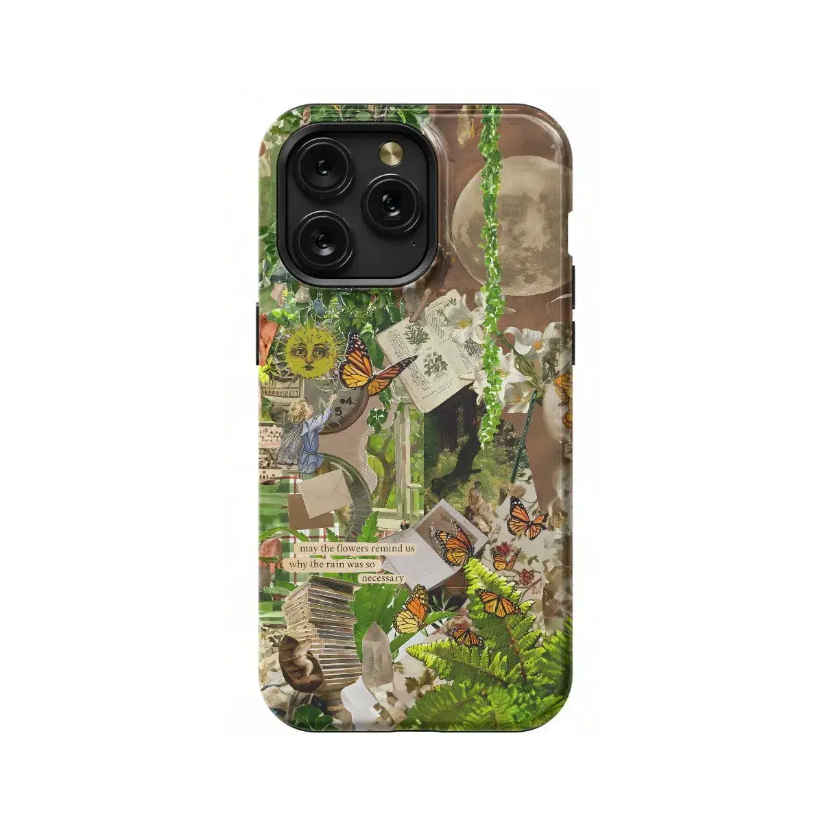 Garden of Nature Butterfly Collage Phone Case iPhone Samsung Pixel & More #548 - Image 1