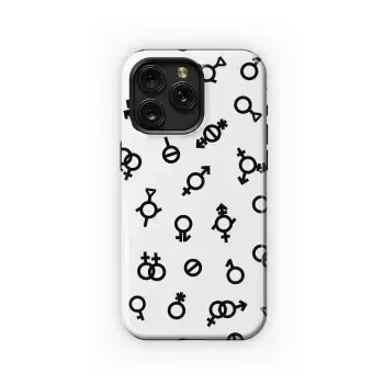 Gender Symbol Black and White Phone Case iPhone Samsung Cover Pixel 3859 - Image 1