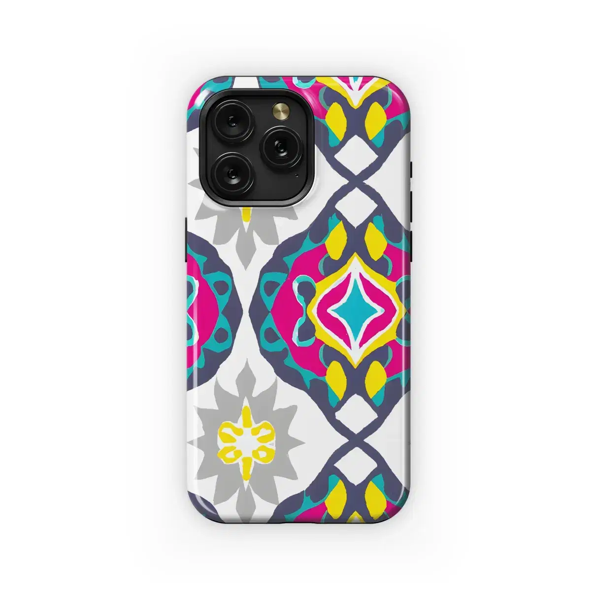 Geometric Leaf Phone Case iPhone Samsung Cover Pixel 3308 - Image 1