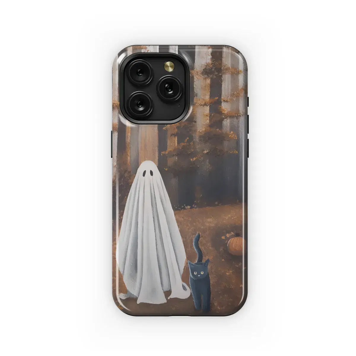 Ghost Forest Autumn Phone Case iPhone Samsung Cover Pixel 2058 - Image 1