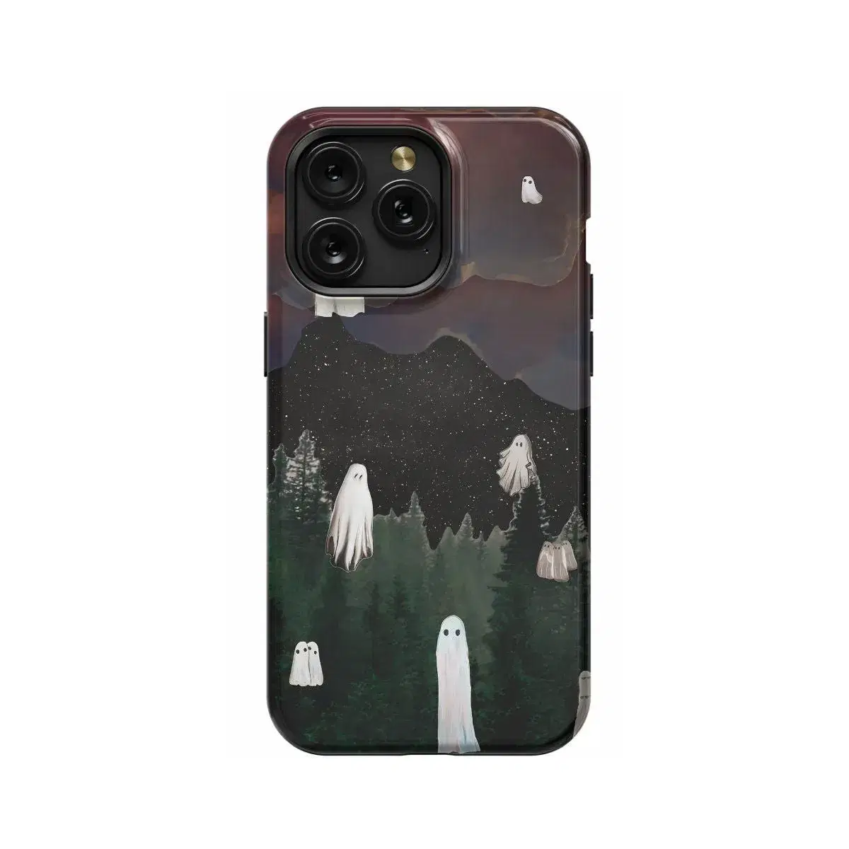 Ghost Spooky Forest Phone Case iPhone Samsung Pixel & More - Image 1