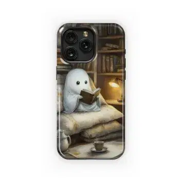 Ghostly Book Nook
 Phone Case iPhone Samsung Cover Pixel 4701 - Image 1
