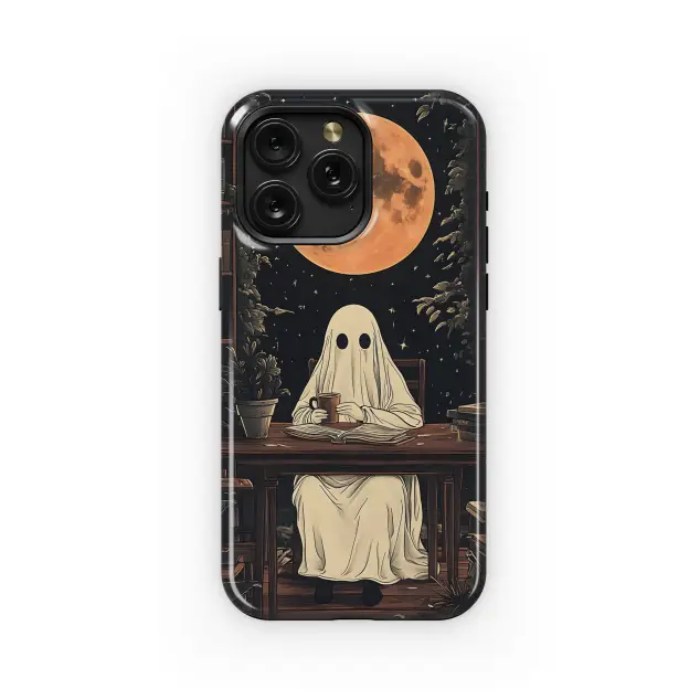 Ghostly Library Night
 Phone Case iPhone Samsung Cover Pixel 4211