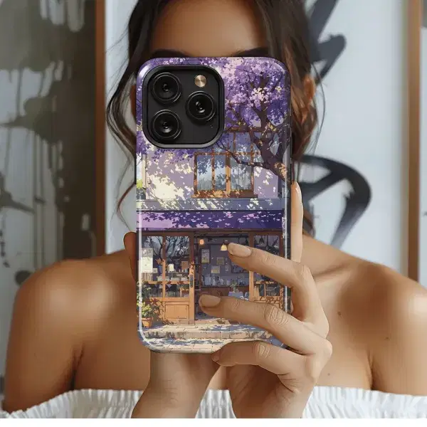 Giant Cats Alleyway Girl
 Phone Case iPhone Samsung Cover Pixel 4301 - Image 1