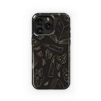 Gilded Mystic Charm Phone Case iPhone Samsung Cover Pixel 5127 - Image 1