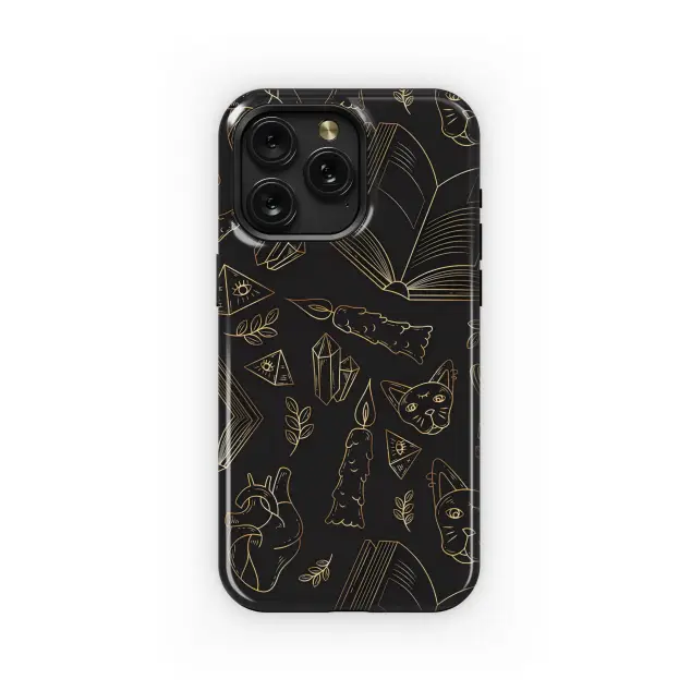 Gilded Mystic Charm Phone Case iPhone Samsung Cover Pixel 5127